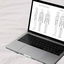 Load image into Gallery viewer, fashion croquis, baby fashion croquis, plus size fashion croquis, fashion croquis template download, fashion drawing template, fashion illustration template, mens fashion croquis template, plus size womens fashion template, plus size mens fashion template, fashion illustration template, toddler fashion template.