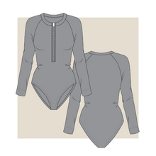 Load image into Gallery viewer, tech pack template psd, fashion cost sheet template excel, blank tech pack template, fashion drawing, tech pack template download, tech pack designer, custom tech pack, fashion design, brand consultant, sydney fashion design, australian fashion designer, swimsuit design, swimsuit tech pack, swimsuit fashion designer, freelance designer