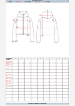 Load image into Gallery viewer, excel tech pack, excel tech pack download, tech pack template, tech pack designer, custom tech pack, excel spec sheet, excel fashion tech pack, garment design, fashion flat, sampling, garment manufacturing, vietnam clothing manufacturers, apparel tech pack, excel size chart