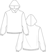 Load image into Gallery viewer, activewear template, activewear sampling, activewear bundle, activewear tech pack,tech pack template, apparel tech pack, tee shirt tech pack, womens tee tech pack, womens shirt technical drawing, womens tee vector, fashion resources, start up fashion, sampling, production, download tech pack, tech pack design, custom tech pack, fashion advice for small brands, mens activewear design, crew jumper tech pack, crew jumper technical drawing, hoodie tech pack, hoodie technical drawing