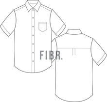Load image into Gallery viewer, Short Sleeve Shirt Technical Drawing - FIB-R