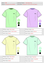 Load image into Gallery viewer, tech pack template, tech pack design, tech pack apparel, tech pack fashion, fashion tech pack template, tech pack example, measurements page, spec sheet, how to make tech pack, fashion student