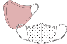 Load image into Gallery viewer, face mask template, face mask tech pack, face mask technical drawing, face mask design, garment design, tech pack template, mask template, make a face mask, face mask production