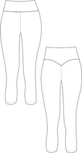 Load image into Gallery viewer, activewear template, activewear sampling, activewear bundle, activewear tech pack,tech pack template, apparel tech pack, tee shirt tech pack, womens tee tech pack, womens shirt technical drawing, womens tee vector, fashion resources, start up fashion, sampling, production, download tech pack, tech pack design, custom tech pack, fashion advice for small brands, leggings tech pack, sport leggings manufacturing
