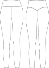 Load image into Gallery viewer, activewear template, activewear sampling, activewear bundle, activewear tech pack,tech pack template, apparel tech pack, tee shirt tech pack, womens tee tech pack, womens shirt technical drawing, womens tee vector, fashion resources, start up fashion, sampling, production, download tech pack, tech pack design, custom tech pack, fashion advice for small brands, sport tights technical drawing, sports leggings