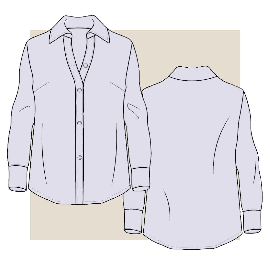 Button down shirt sales sketch
