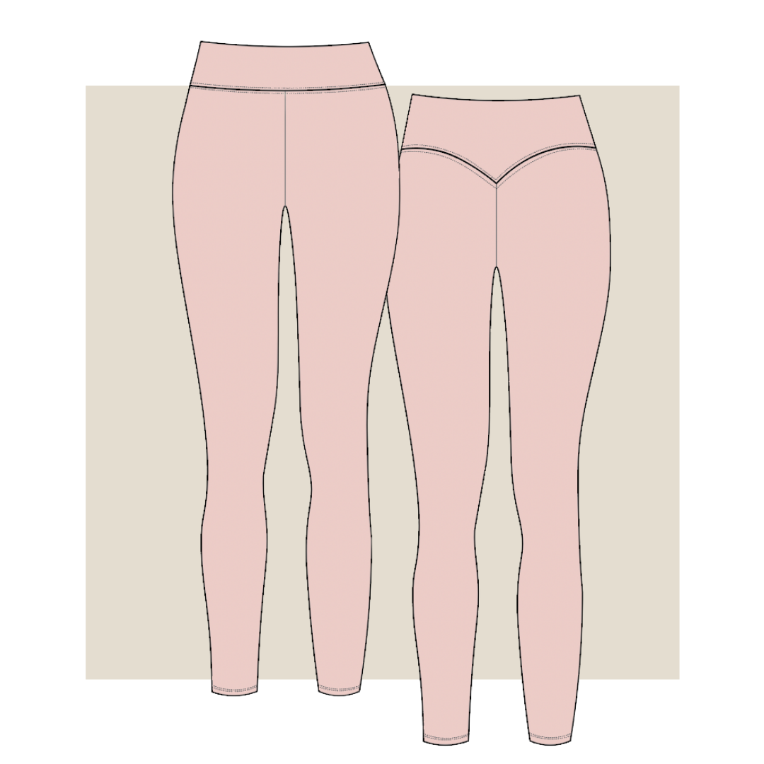 technical drawing, women’s sports tights technical drawing, women’s sports tights  fashion vector, tech pack download, technical drawing women’s sports tights , garment design, fashion vector, women’s dress fashion flat, Fibr, fashion, small business, start-up, production, sampling, 