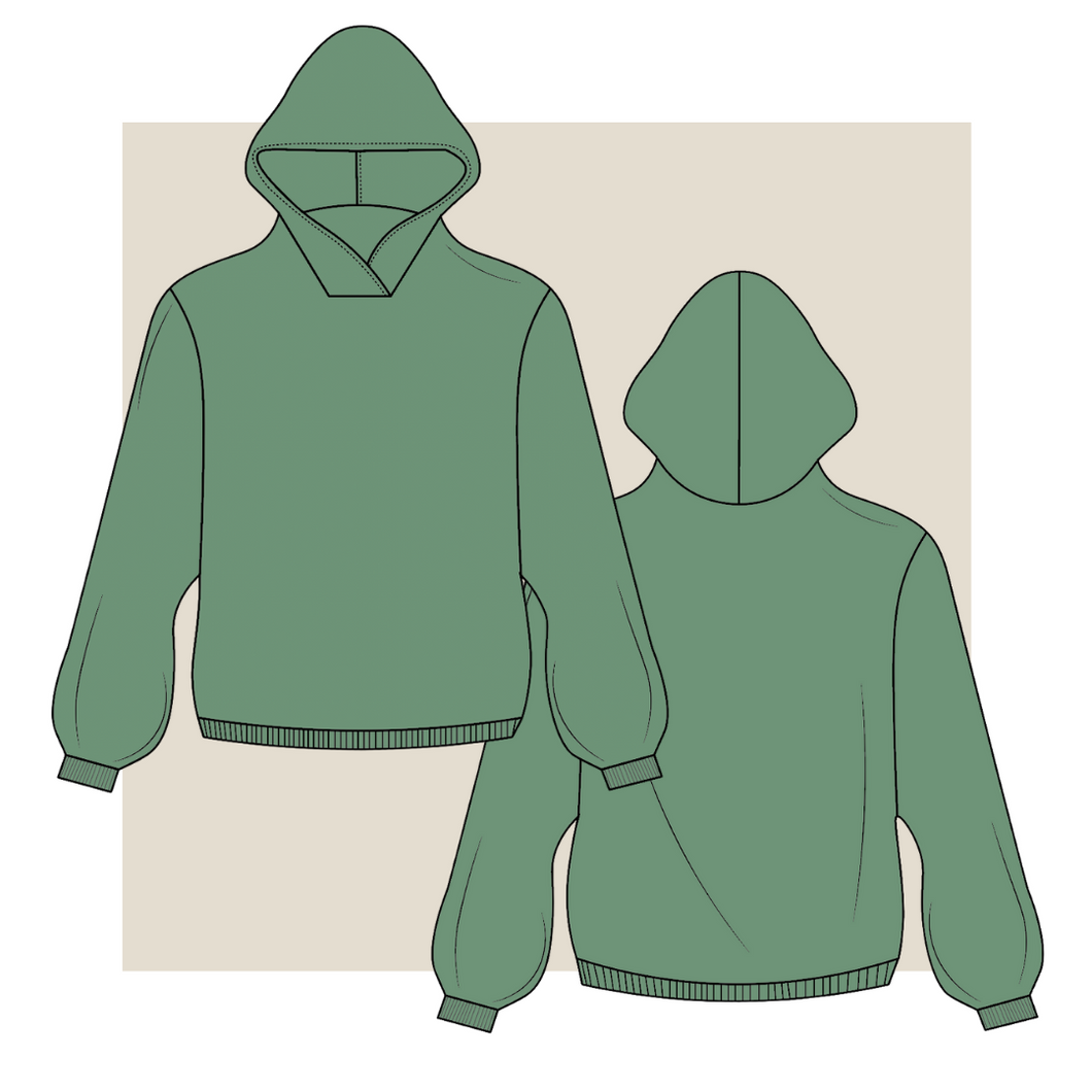 technical drawing, relaxed style hoodie technical drawing, relaxed style hoodie    fashion vector, tech pack download, technical drawing relaxed style hoodie, garment design, fashion vector, relaxed style hoodie fashion flat, Fibr, fashion, outerwear, small business, start-up, production, sampling 