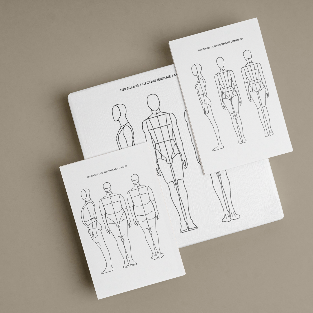 Fashion Sketchbook Figure Template White Cover Edition PDF -  Finland