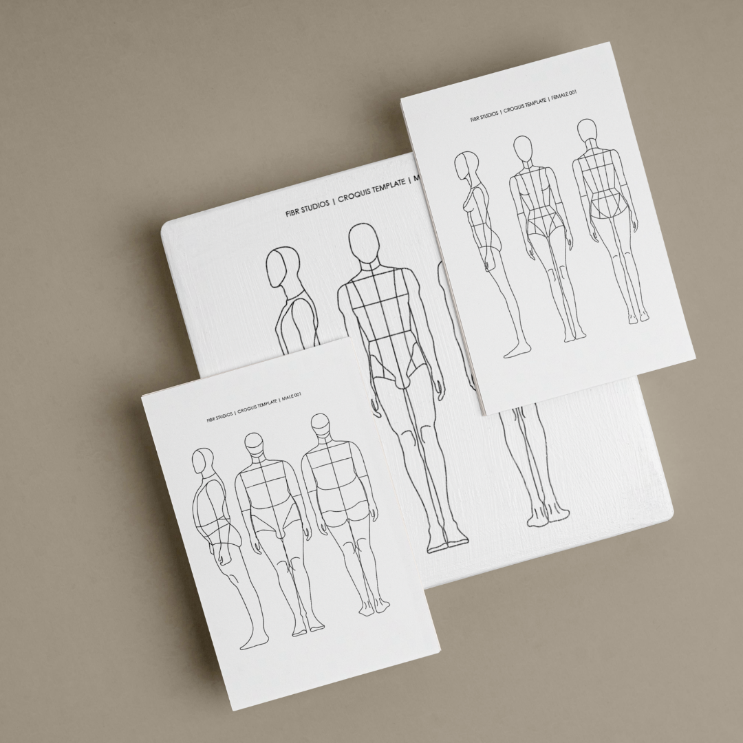 Fashion Croquis Templates for Download 6 Bodyshapes