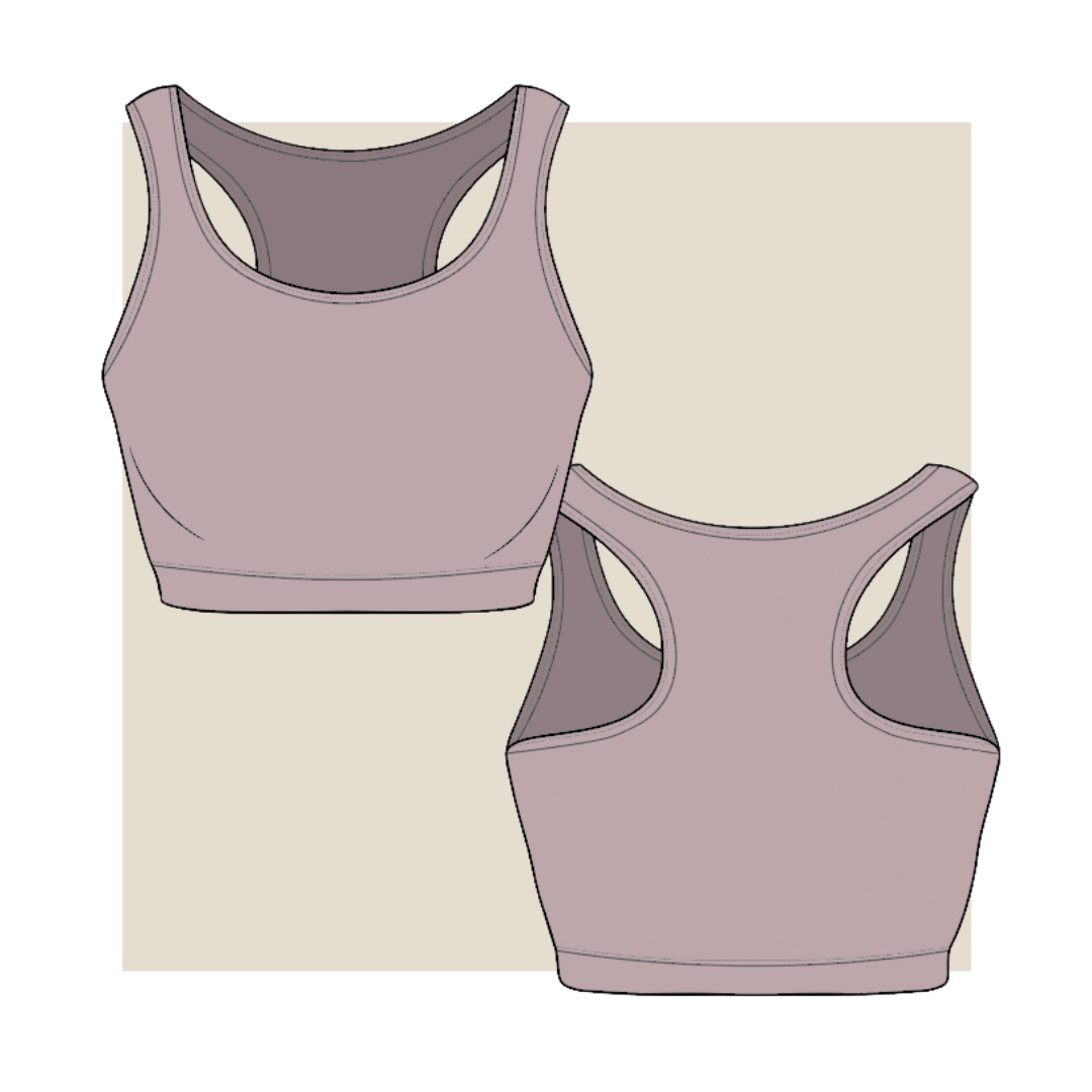 Page 42  Sports Bra Fashion Technical Drawing Images - Free