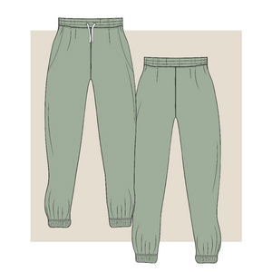 Fitted Track Pants, Technical Drawing, Fashion Flat, Menswear, Design, Track Pants Fashion Flat
