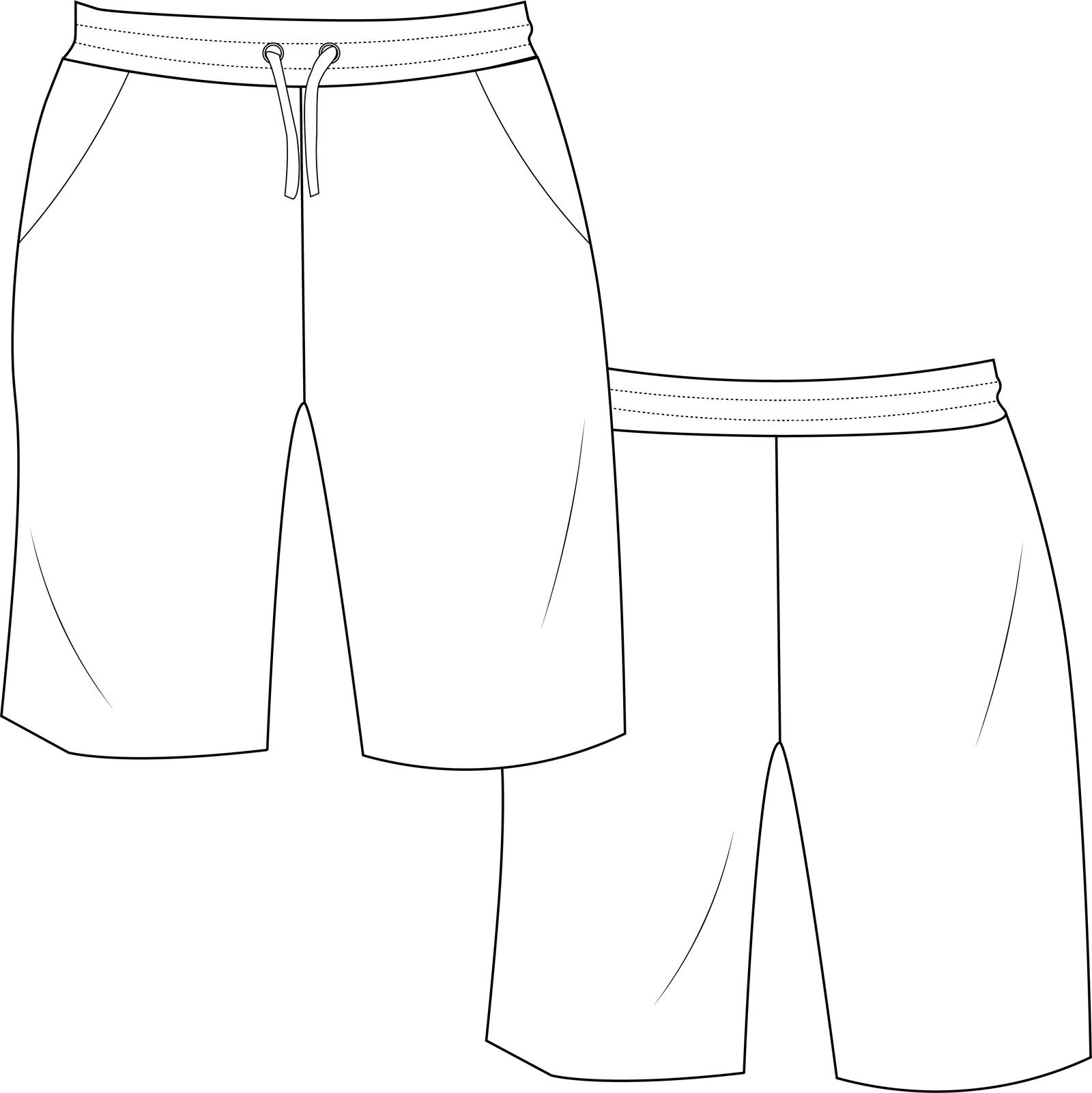 fashion drawing, vector image, casual shorts drawing, tech pack, fashion tech pack. tech pack template, fashion vector, garment tech, fashion flat