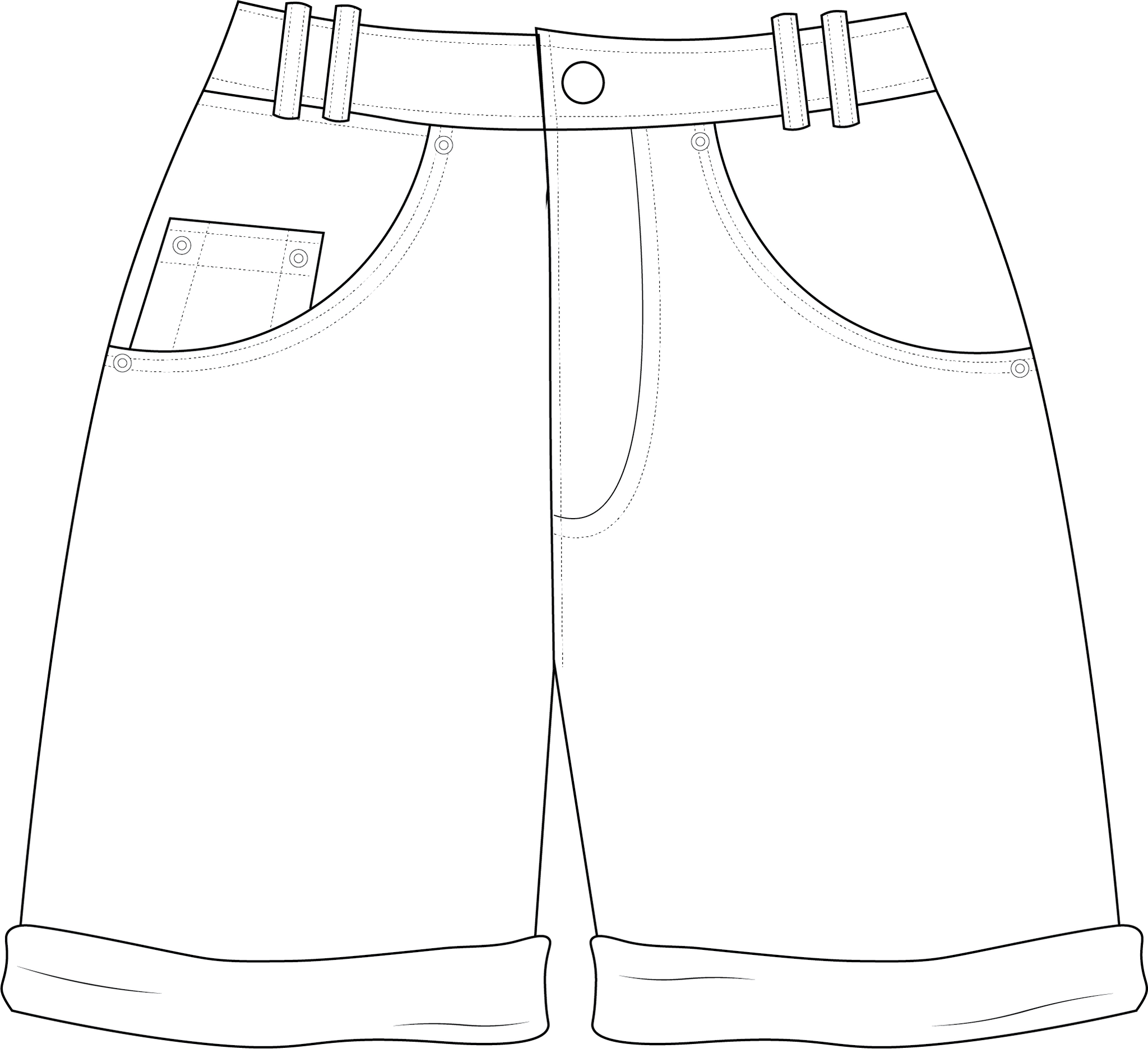 Premium Vector | A watercolor drawing of a pair of shorts