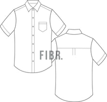 Load image into Gallery viewer, Short Sleeve Shirt Technical Drawing - FIB-R 
