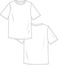 Load image into Gallery viewer, activewear template, activewear sampling, activewear bundle, activewear tech pack,tech pack template, apparel tech pack, tee shirt tech pack, womens tee tech pack, womens shirt technical drawing, womens tee vector, fashion resources, start up fashion, sampling, production, download tech pack, tech pack design, custom tech pack, fashion advice for small brands, t shirt tech pack, t shirt technical drawing
