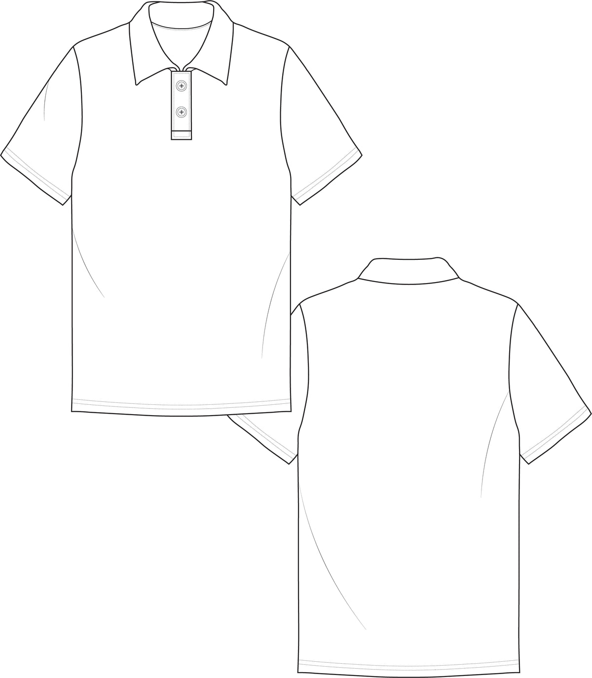 technical drawing, garment design, tech pack template, apparel tech pack, polo shirt tech pack template, fashion vector, garment design, fashion flat shirt, shirt fashion vector