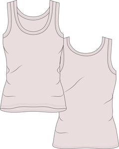 Womens Singlet - Technical Drawing Download