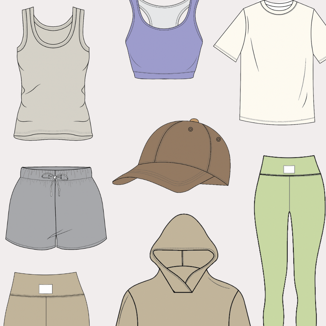 activewear template, activewear sampling, activewear bundle, activewear tech pack,tech pack template, apparel tech pack, tee shirt tech pack, womens tee tech pack, womens shirt technical drawing, womens tee vector, fashion resources, start up fashion, sampling, production, download tech pack, tech pack design, custom tech pack, fashion advice for small brands
